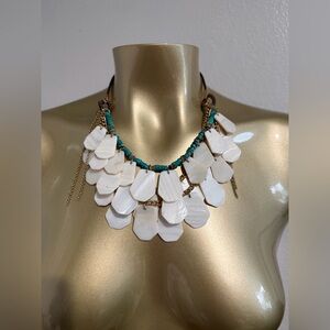 Kenneth Cole 3 Tier Shell Necklace